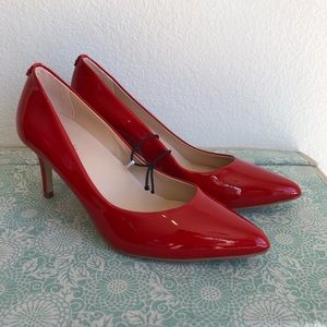 New Kate Spade Vida 3" red pumps